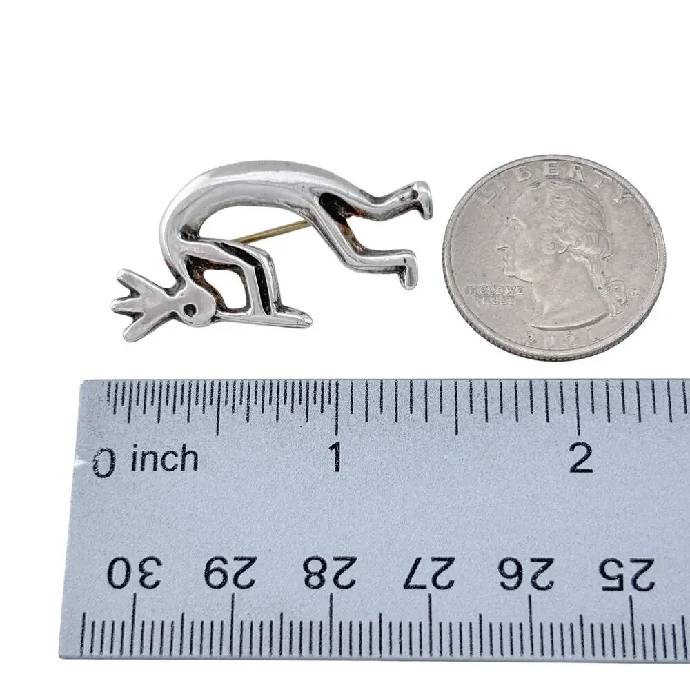 Vintage Sterling Silver 925 Kokopelli Pin